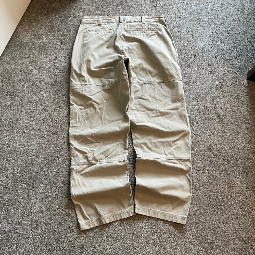 Mens Royal Robbins Outdoor Travel Pants 36x30 Khaki Tan Excellent Utility Canvas - Picture 2 of 7